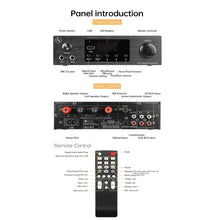CDD 2.0 Ch. Amplifier RMS 100W (50Wx2), Bluetooth, USB, CD, AUX, Optical, Coaxial, DSP, FM, 2 MIC, Sub Out