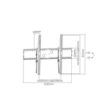 CDD Tilting TV Mount 60" - 100", Supports Up to 100 kg/220 lbs, CSA Approved