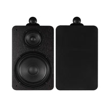 CDD Bookshelf Speakers 8-Inch Bass Driver, 300 Watts, 3-Way Crossover, Wood, Cherry (Pair)