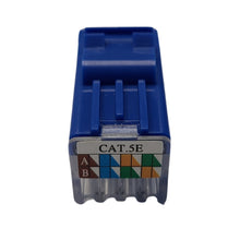 CDD Cat5e Tool-Less RJ45 Keystone Internet Jack. Blue