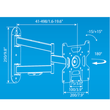 CDD Articulating Universal TV Mount, 23" - 37"