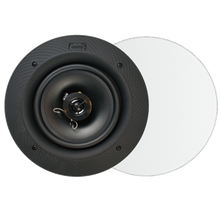 CDD 6.5" In-Ceiling Frameless Speaker, IMPP Cone Woofer, Magnetic Grill (Pair)