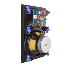CDD 6.5" In-Wall Speaker, Magnetic Grill, Frameless, Kevlar Cone Woofer (Pair)