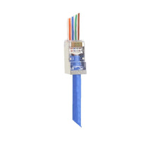 CDD Cat5e EZ-RJ45 Shielded Pass Through Modular Voice Data Connector, Pack of 50
