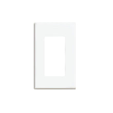 CDD Screwless Single Gang Decora Style Wall Plate, White
