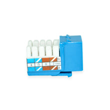 CDD Keystone Cat6 Jack, Blue