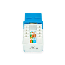 CDD Keystone Cat6 Jack, Blue