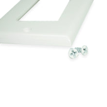 CDD Decorator, Single-Gang Wall Plate - White