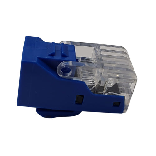 CDD Cat6 Tool-Less RJ45 Keystone Internet Jack. Blue