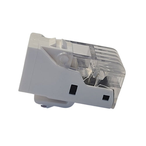 CDD Cat6 Tool-Less RJ45 Keystone Internet Jack. White