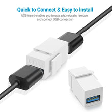 CDD USB 3.0 Female To Female Keystone Jack Coupler