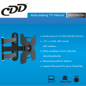 CDD Articulating Universal TV Mount, 23" - 37"
