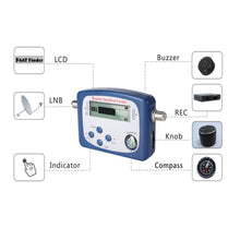 CDD Digital Satellite Finder with LCD Display and Audio Tone