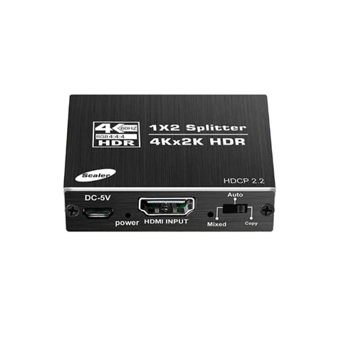 CDD HDMI Splitter, 1 Input /  2 Outputs, 3D, 4K x 2K@60Hz, HDCP 2.2, V2.0