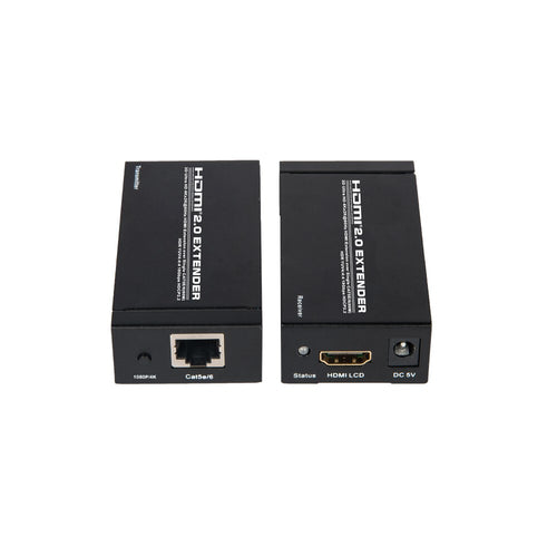 CDD HDMI Extender Over 1 Cat5e/6, 4Kx2K@60Hz, HDCP2.2, V2.0, EDID, 60 Meters