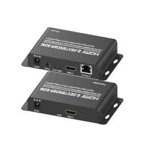 CDD HDMI Extender Over 1 Cat5e/6, 4Kx2K@60Hz, HDCP2.2, V2.0, EDID, Dual Band IR, 60 Meters