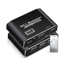CDD HDMI Switch 3 Input / 1 Output, 3D, 4K x 2K@60Hz, HDCP2.2, 3D, 2.0V With  Remote Control