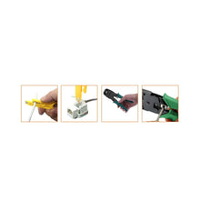 CDD Ethernet Network RJ-45 Stripping, Crimping, Tester, Punch Down Tool, 9pcs Combo