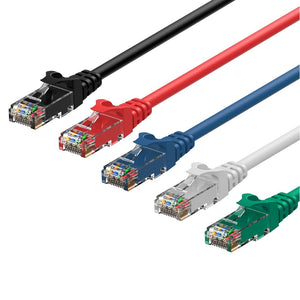 CDD Cat6 UTP 24AWG Patch Ethernet Cable with Snagless RJ45 Connectors, 10 Ft