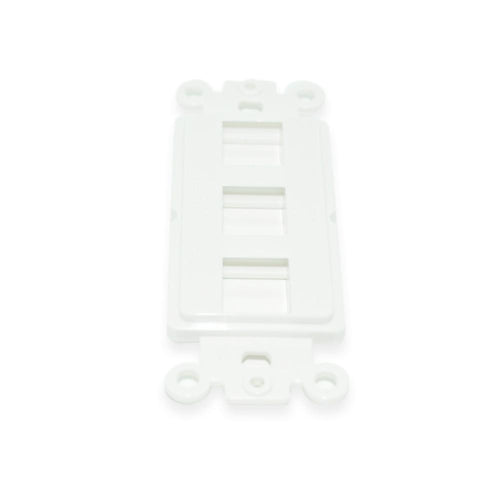 CDD Keystone Decorator Insert, 3 Port, White